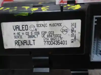 Peça sobressalente para automóvel em segunda mão comando de sofagem (chauffage / ar condicionado) por renault scenic rx4 (ja0) 1.9 dci diesel cat referências oem iam 7700435401  238176