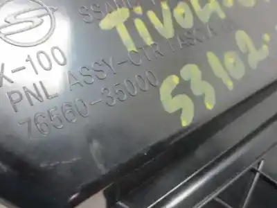 Peça sobressalente para automóvel em segunda mão grelha / difusor de ar por ssangyong tivoli quartz 4x2 referências oem iam 7656035000  812511