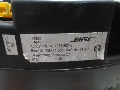 Автозапчасти б/у аудиосистема / радио cd за audi q7 (4l) 4.2 v8 32v fsi ссылки oem iam 4l0035382a  781682