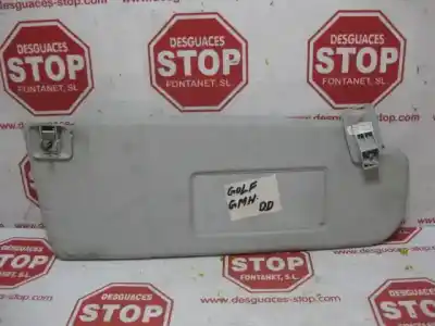 Peça sobressalente para automóvel em segunda mão para-sol direito por volkswagen golf vi (5k1) advance referências oem iam 