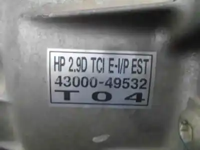 Peça sobressalente para automóvel em segunda mão caixa de velocidades por hyundai terracan (hp) 2.9 crdi cat referências oem iam t04  756359
