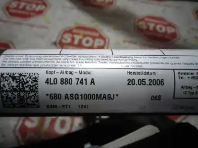 Автозапчасти б/у комплект подушки безопасности за audi q7 (4l) 4.2 v8 32v fsi ссылки oem iam 4l0959655  781777