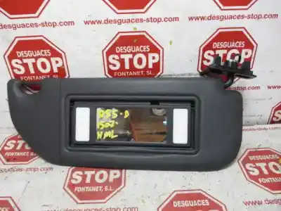 Second-hand car spare part right sunshade for citroen ds5 design oem iam references 