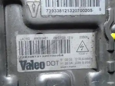 Second-hand car spare part left headlight for lancia phedra (180) 2.2 jtd cat oem iam references 89030461  800512