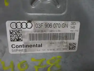 Автозапчастина б/у ебу контролер двигуна для audi a1 (8x) ambition посилання на oem iam 03f906070gn  825167