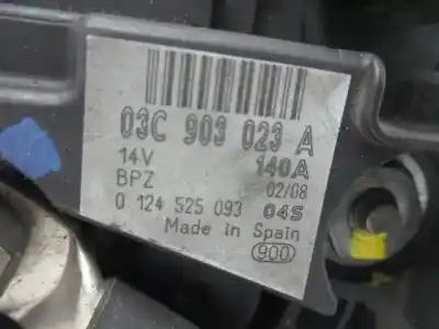 Автозапчастина б/у генератор для audi a3 (8p) 1.4 tfsi ambiente посилання на oem iam 03c903023a  826224
