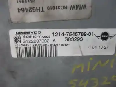 Автозапчастина б/у ебу контролер двигуна для mini mini (r50,r53) cooper посилання на oem iam s122237002a  826735