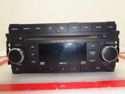 Second-hand car spare part audio system / radio cd for dodge journey sxt oem iam references 05064924ag