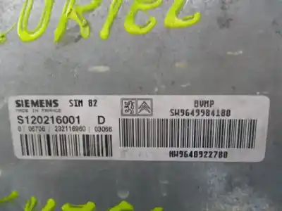 Pièce détachée automobile d'occasion boîte de vitesses pour citroen c3 pluriel 1.6 16v sensodrive références oem iam 20cn47  