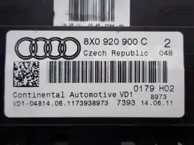 Автозапчастина б/у панель інструментів для audi a1 (8x) ambition посилання на oem iam 8x0920900c  835803 Автозапчастина б/у панель інструментів для audi a1 (8x) ambition посилання на oem iam 8x0920900c  835803