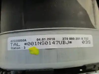 Автозапчасти б/у комплект подушки безопасности за skoda superb combi (3t5) ambition ссылки oem iam 3t0959655a  846070