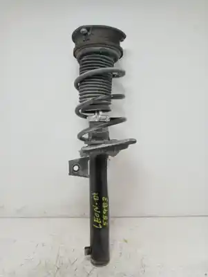 Second-hand car spare part front left shock absorber for seat leon (5f1) 1.2 tsi 86 cv / 63 kw oem iam references 5q0413023fp