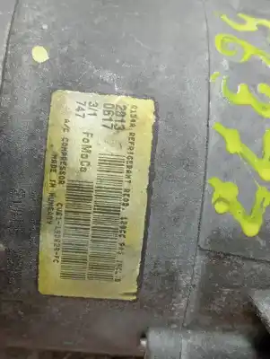 Peça sobressalente para automóvel em segunda mão compressor de ar condicionado a/a a/c por ford c-max titanium referências oem iam cv6119d629fc  860423