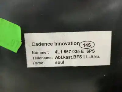 Автозапчасти б/у бардачок за audi q7 (4l) 4.2 v8 32v tdi biturbo ссылки oem iam 4l1857035e  869918