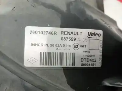 Pezzo di ricambio per auto di seconda mano faro anteriore destro per renault scenic (ja..) 1.9 dci authentique riferimenti oem iam 260102746r  875388