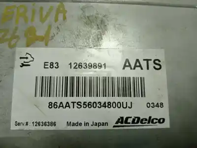 Second-hand car spare part ecu engine control for opel meriva b expression oem iam references 12639891  