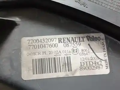 Автозапчасти б/у правая фара за renault scenic (ja..) 1.4 16v fairway ссылки oem iam 7700432097  877095