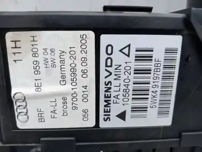 Автозапчасти б/у регулятор стекла переднего левого за audi a4 b7 avant (8ed) 2.0 tdi 16v ссылки oem iam 8e1959801h  883738