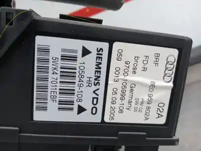Автозапчасти б/у задний правый стеклорегулятор за audi a4 b7 avant (8ed) 2.0 tdi 16v ссылки oem iam 8e0959802a  883739