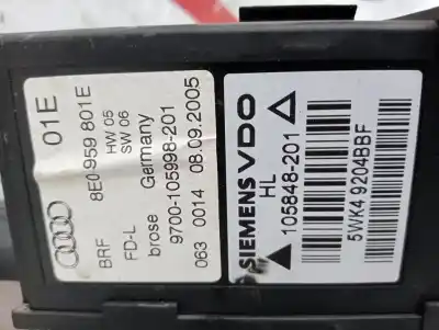 Автозапчасти б/у регулятор стекла заднего левого за audi a4 b7 avant (8ed) 2.0 tdi 16v ссылки oem iam 8e0959801e  883740