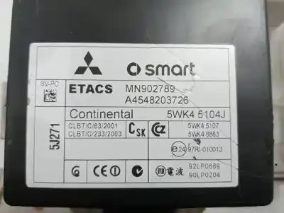 Автозапчастина б/у ебу контролер двигуна для smart forfour básico (80kw) посилання на oem iam a1351501779  884749