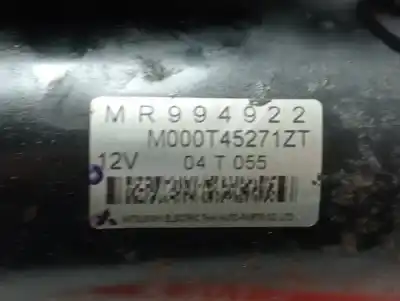 Second-hand car spare part starter motor for smart forfour básico (80kw) oem iam references mr994922  