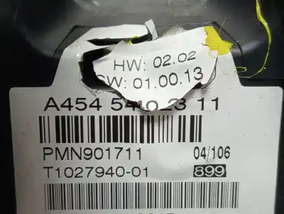 Pezzo di ricambio per auto di seconda mano pannello degli strumenti per smart forfour básico (80kw) riferimenti oem iam a4545402311  884766