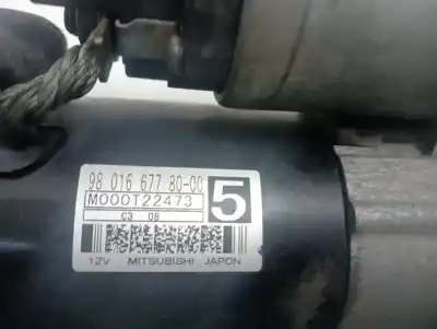 Peça sobressalente para automóvel em segunda mão motor de arranque por citroen c3 tonic referências oem iam 9801667780  882671