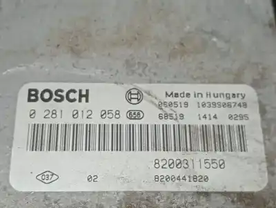 Second-hand car spare part ecu engine control for renault espace iv (jk0) dynamique oem iam references 8200311550  