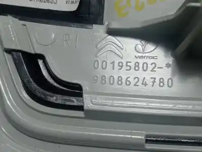Second-hand car spare part interior rear right light for citroen c4 lim. feel edition oem iam references 9808624780  
