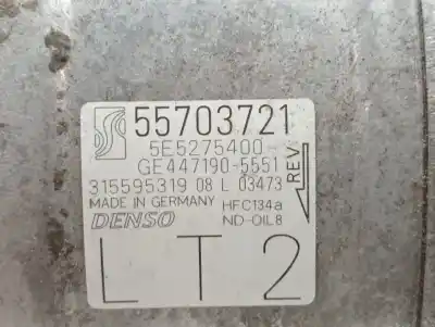 Peça sobressalente para automóvel em segunda mão compressor de ar condicionado a/a a/c por opel corsa d cmon referências oem iam 55703721  879374