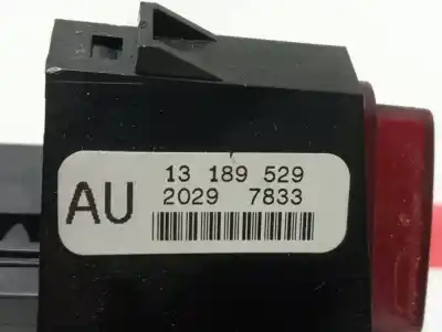 Pezzo di ricambio per auto di seconda mano avvertimento per opel corsa d cmon riferimenti oem iam 13189529  