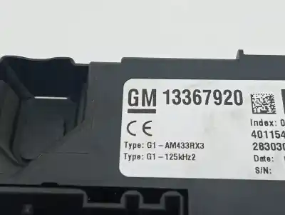 Pezzo di ricambio per auto di seconda mano modulo elettronico per opel corsa d selective riferimenti oem iam 13367920  