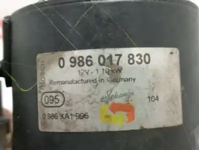 Автозапчастина б/у двигун запускається для seat leon (1m1) 1.6 16 v посилання на oem iam 0986017830  