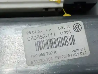 Автозапчасти б/у регулятор стекла переднего правого за volkswagen passat variant (3c5) advance ссылки oem iam 1k0959702k  
