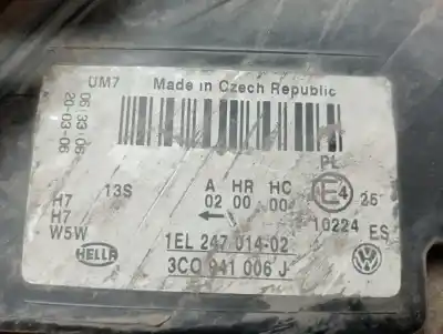 Автозапчасти б/у правая фара за volkswagen passat variant (3c5) advance ссылки oem iam 3c0941006j  883018 Автозапчасти б/у правая фара за volkswagen passat variant (3c5) advance ссылки oem iam 3c0941006j  883018