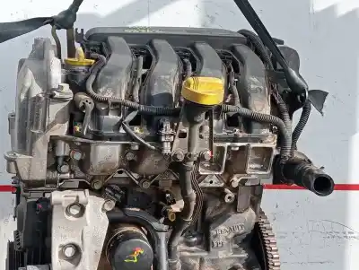 Second-hand car spare part complete engine for renault clio iii imusic confort dynamique oem iam references k4j780  890210