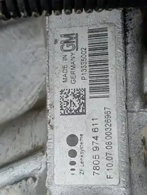 Pièce détachée automobile d'occasion crémaillère de direction pour opel astra j berlina 5p a14xer références oem iam p13335002  