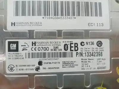 Автозапчастина б/у електронний модуль для opel astra j berlina 5p a14xer посилання на oem iam 13342398  