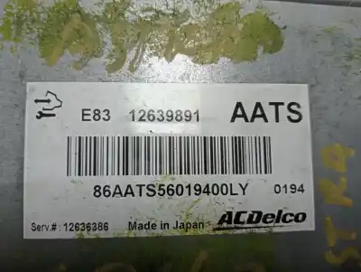 Автозапчастина б/у ебу контролер двигуна для opel astra j berlina 5p a14xer посилання на oem iam 12639891  