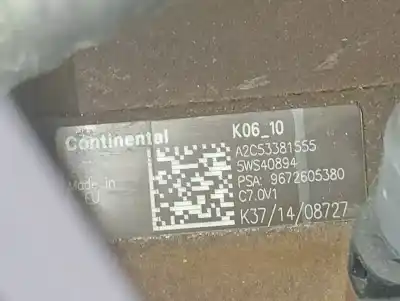 Peça sobressalente para automóvel em segunda mão motor completo por citroen ds4 design referências oem iam 8h05  891524