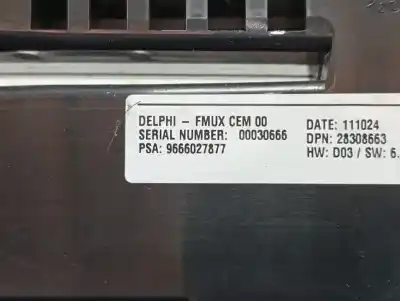 Peça sobressalente para automóvel em segunda mão comando de sofagem (chauffage / ar condicionado) por citroen ds4 design referências oem iam 96660278877  891561