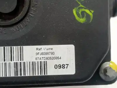 Peça sobressalente para automóvel em segunda mão ABS por CITROEN BERLINGO XTR 1.6 HDi 92 Referências OEM IAM 9666098780  