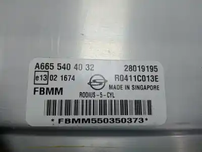 Автозапчасти б/у блок управления двигателем за ssangyong rodius xdi ссылки oem iam a6655404032  