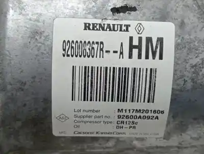 Автозапчасти б/у компрессор кондиционера воздуха за dacia dokker ambiance ссылки oem iam 926008367r  