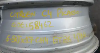 Recambio de automóvil de segunda mano de llanta para citroen c4 picasso exclusive referencias oem iam 6.50j×17ch4 et26  