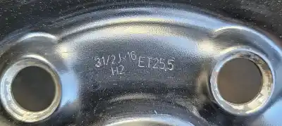 Piesă de schimb auto la mâna a doua anvelopa de rezervã pentru audi a3 sportback (8pa) 2.0 tdi 16v referințe oem iam 3.50j×16h2  