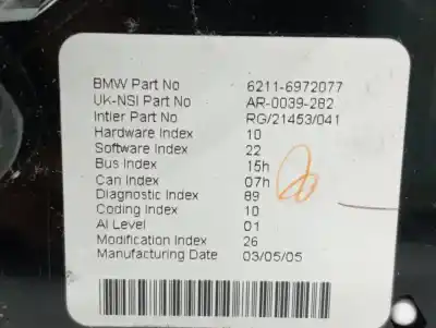 Автозапчастина б/у панель інструментів для mini mini (r50,r53) cooper посилання на oem iam 62116972077  