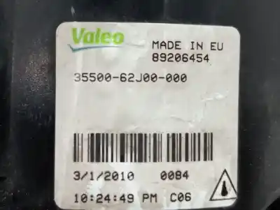 Автозапчасти б/у правая противотуманная фара за suzuki swift berlina (mz) gl ссылки oem iam 3550062j00000  