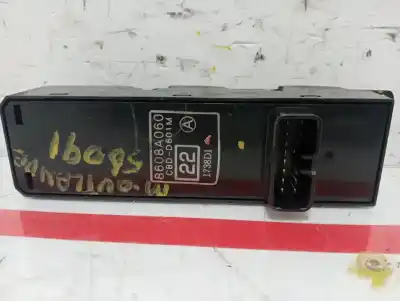 Second-hand car spare part left front power window switch for mitsubishi outlander (cw0) 2.0 di-d cat oem iam references 8608a060  